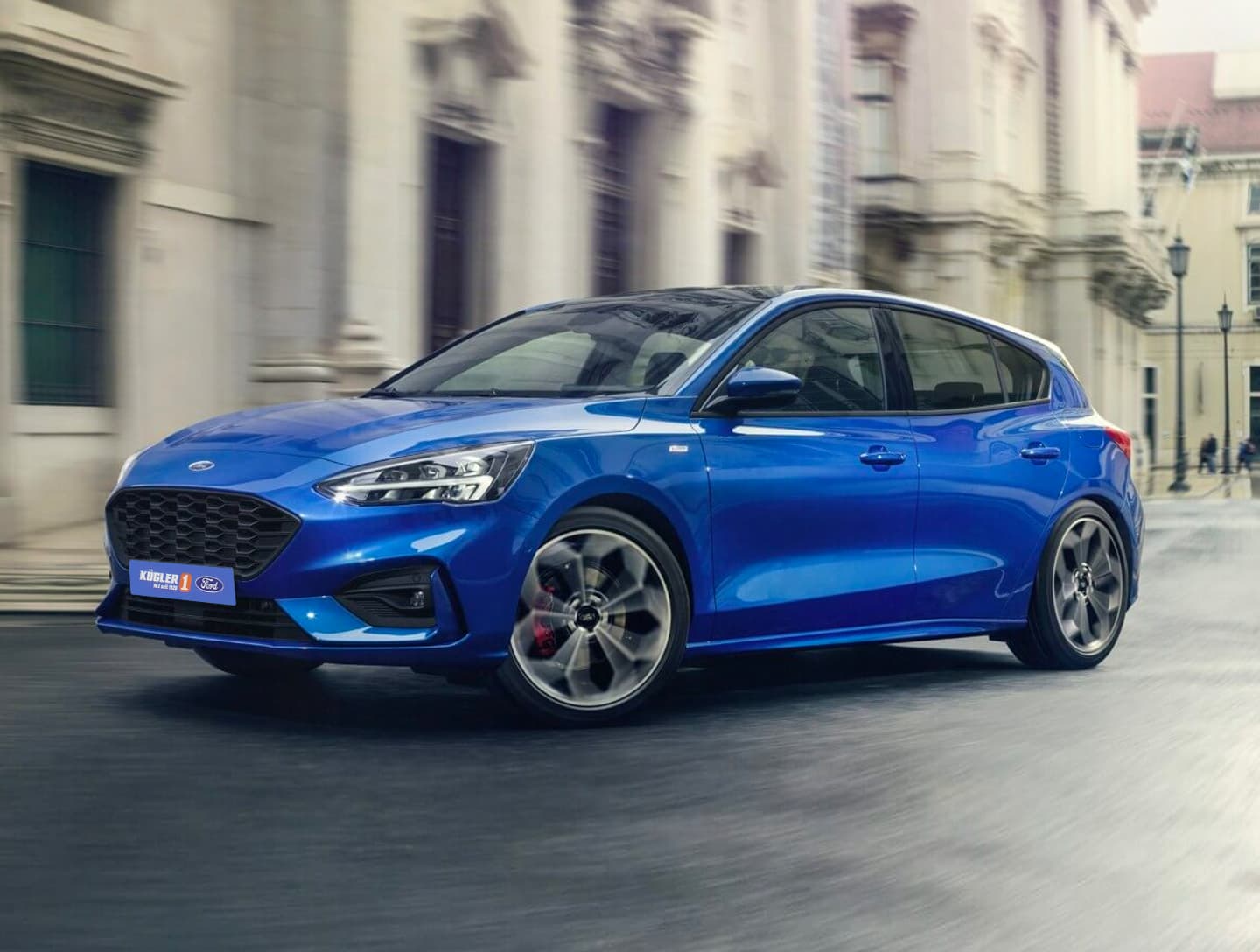 Ford Focus Cool Connect blau seite