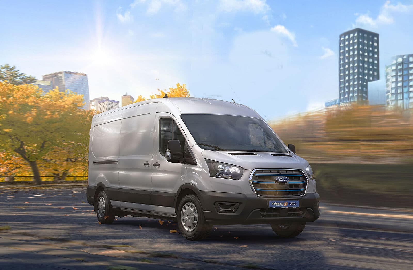 Vollelektrische Ford E-Transit Modelle entdecken