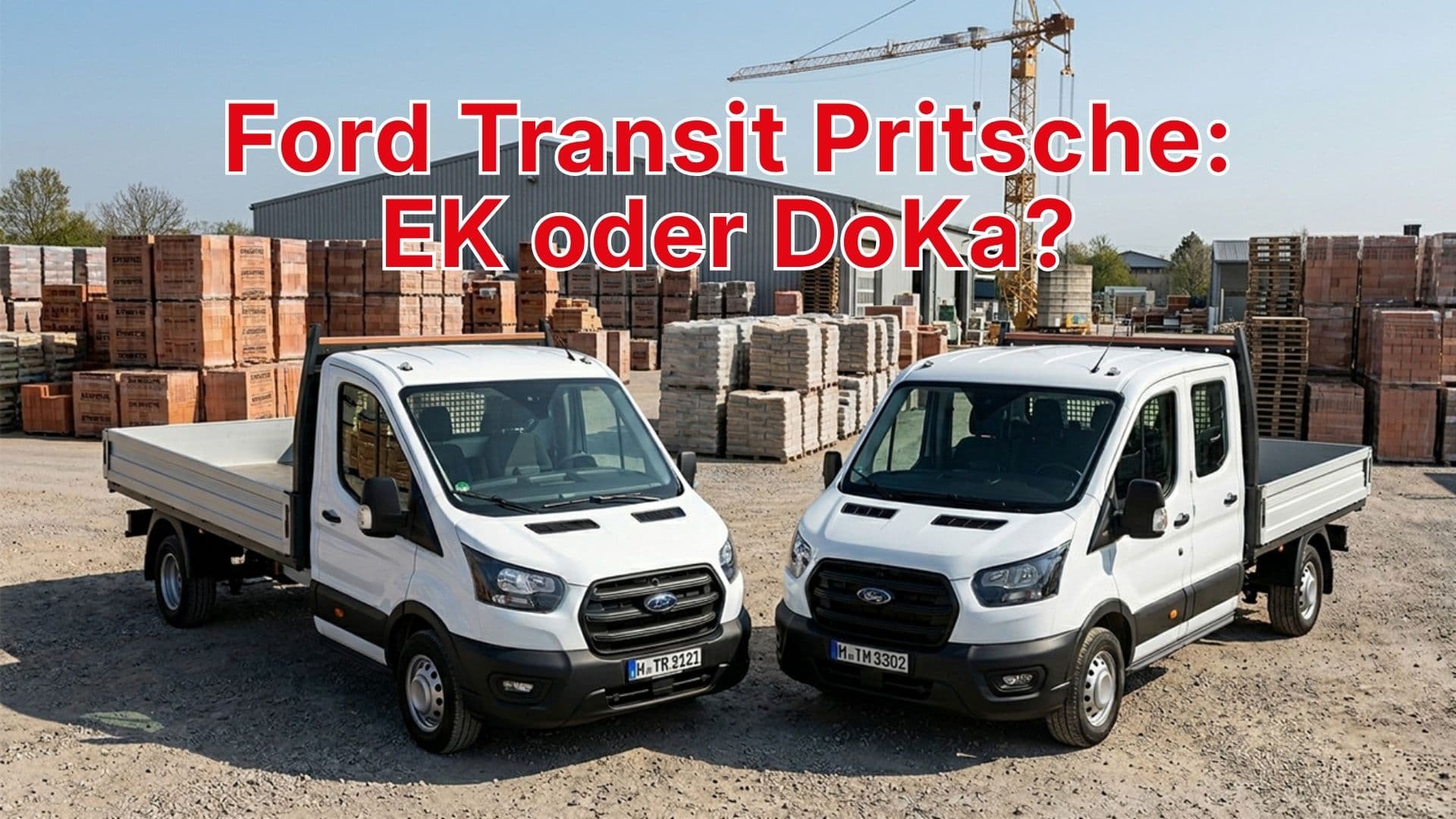Ford Transit Pritsche Einzelkabine oder Doppelkabine – welche Variante passt besser YouTube Video